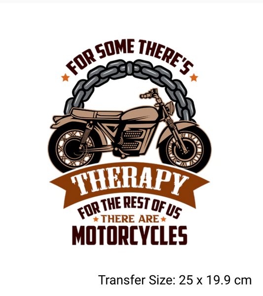 Motor Bike Theme Ready Made DTF Iron On Transfers