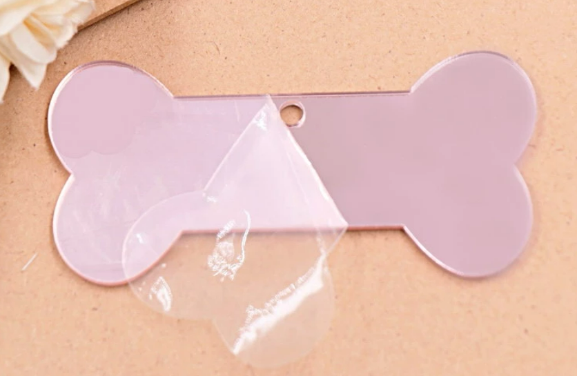 Acrylic 101mm Dog Bone Shaped Blanks