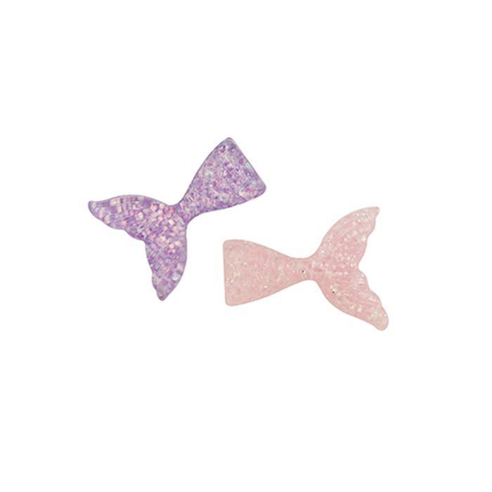 Pastel Resin Mermaid Tails - 6 pcs