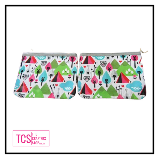 Owl Hemp/Cloth Makeup/Pencil Bag