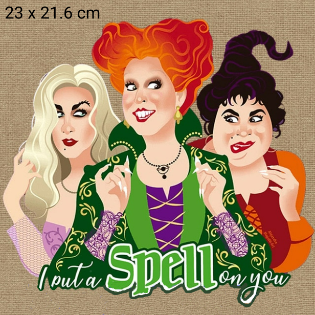 Hocus Pocus Themed Ready Made DTF Iron On Transfers