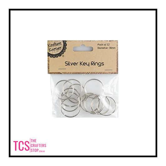 30mm Split Rings (12 Pack)