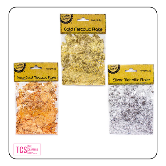 Metallic Flakes - 2G (Gold, Silver & Rose Gold)