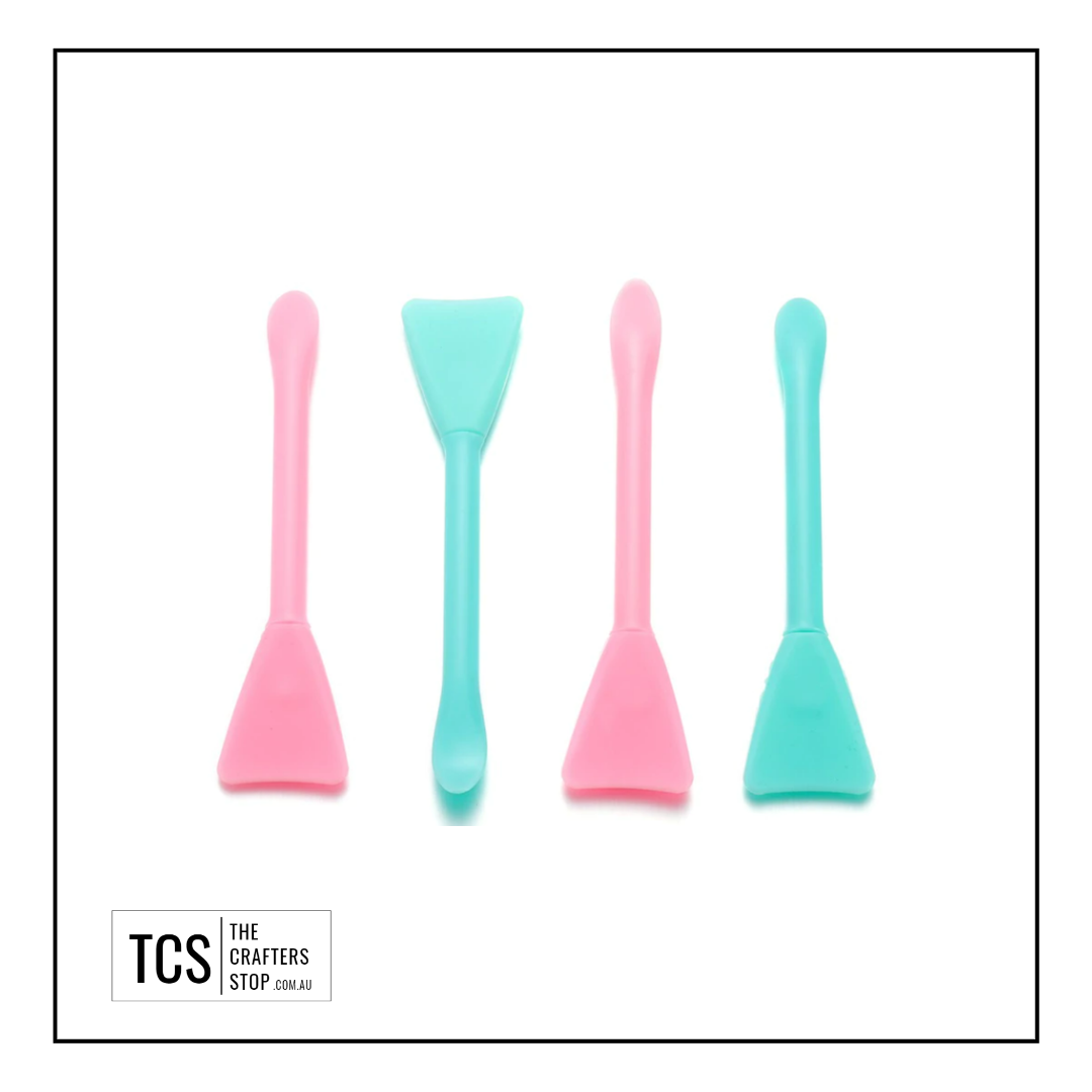 2in1 Silicone Spatula with Mini Spoon (2pcs)