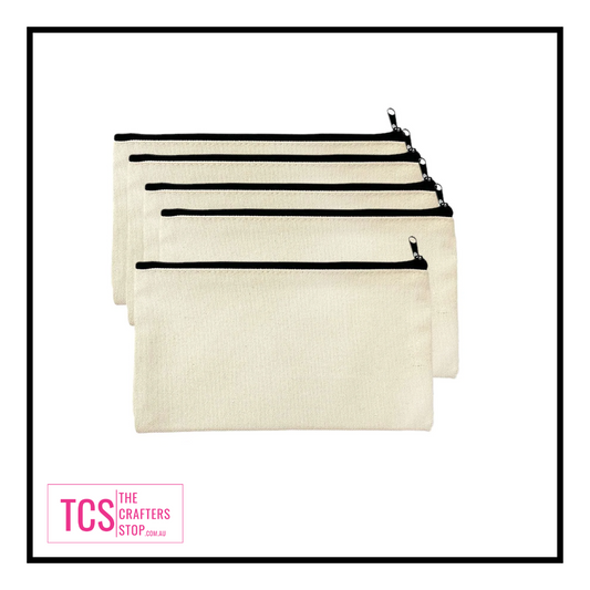 Canvas Pencil/Makeup Case