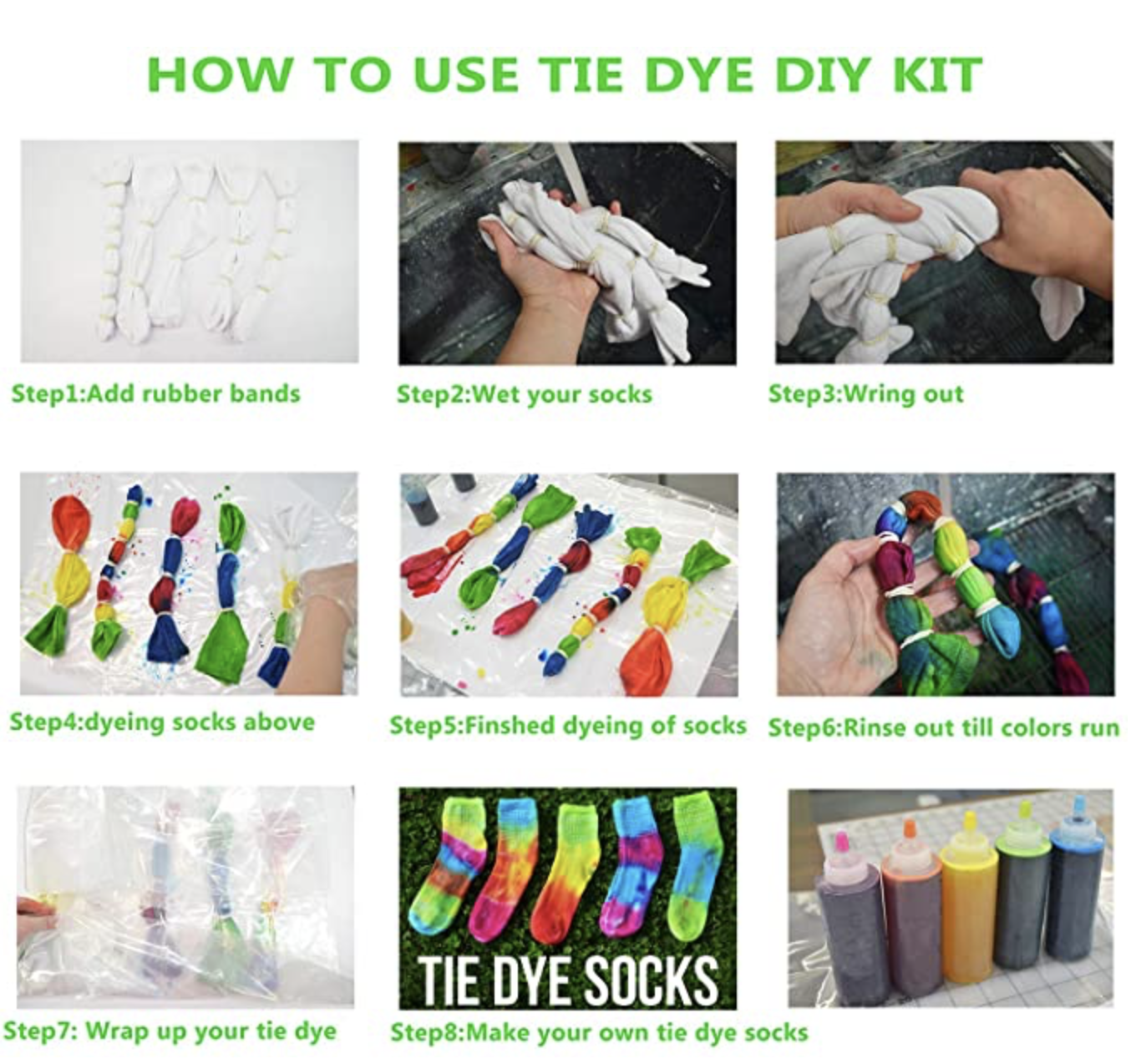 Single Tie Dye Kit (10 colours to choose)