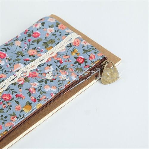 Fabric Floral Pencil Case