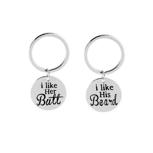 Funny Couple Keyrings (Pair)