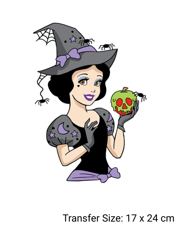 Princess Halloween Theme Ready Made DTF Iron On Transfers