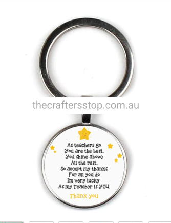 Teachers Metal Keyrings