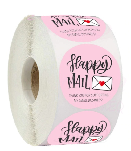 "Thank You" Business Stickers (500pcs per roll)